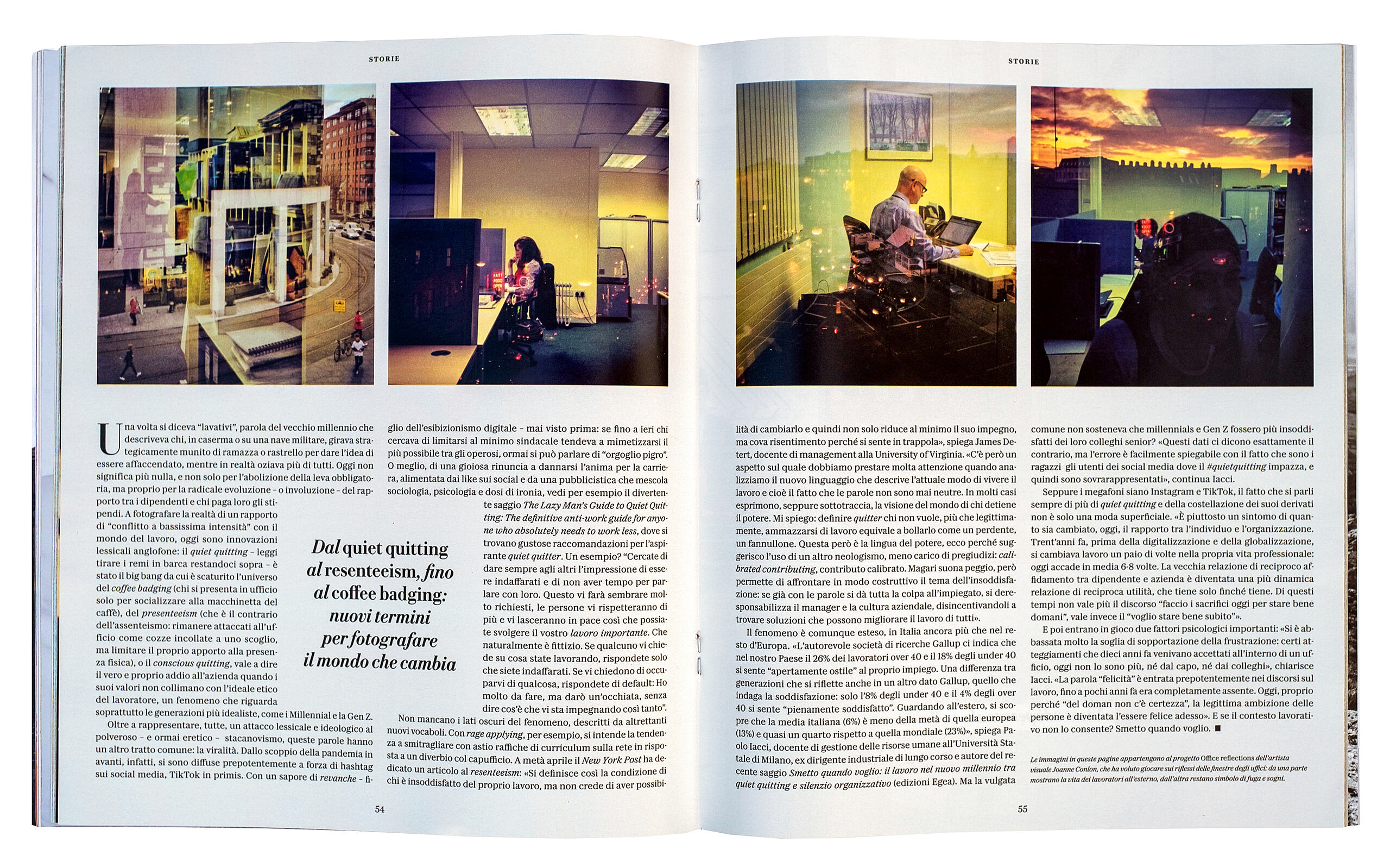 D Magazine inside spread