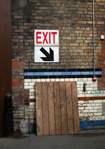 Exit | Colour photograph