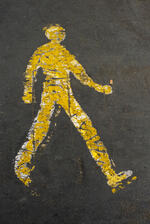 The yellow man | Colour photograph - 2019