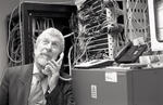 Calling the IT God's | B&W photograph