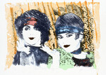Clara and Betty | Lithograph and silkscreen print - 1991