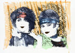 Clara and Betty | Lithograph and silkscreen print - 1991