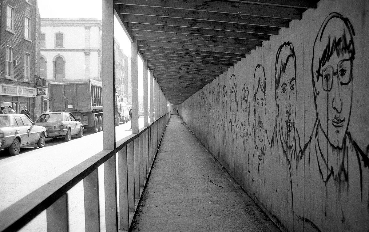 Hoarding - It seemed to be there for years | B&W photograph - 1990