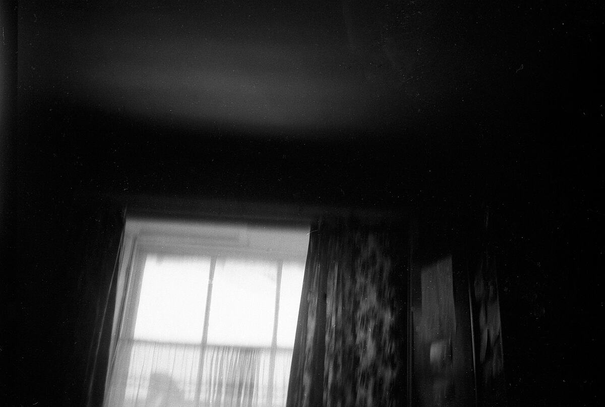Limerick bedroom  | B&W photograph - 1990