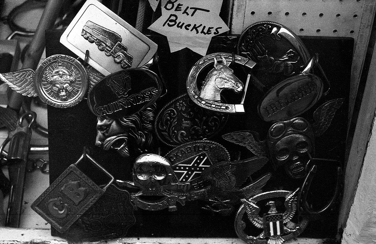 Belt buckles  | B&W photograph - 1990