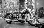Buddies bike  | B&W photograph - 1990