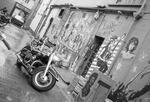 Buddies doorway |  | B&W photograph - 1990