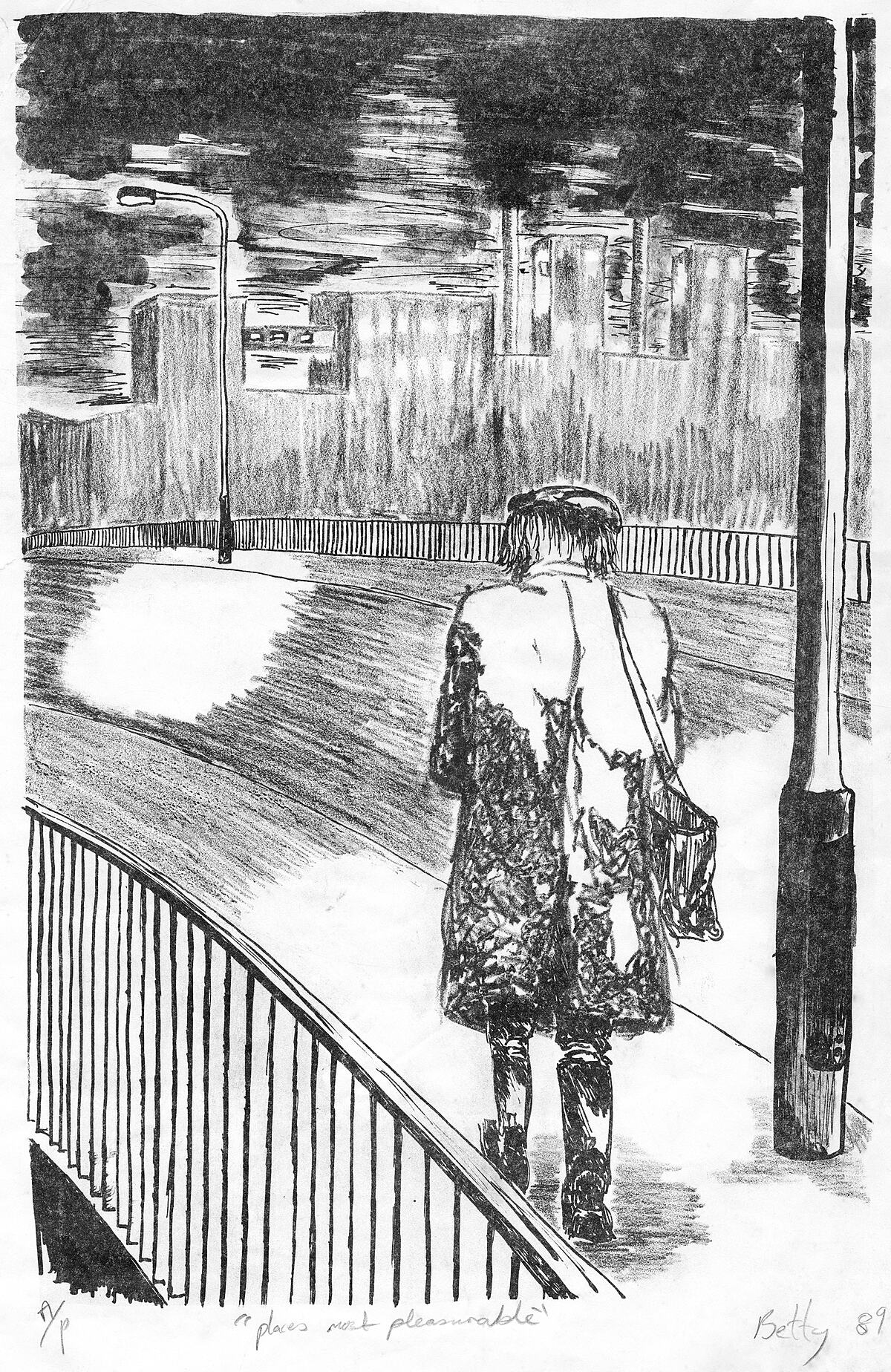 Places most pleasurable | Lithographic print - 1990