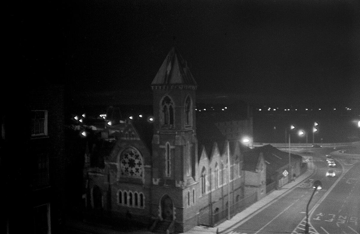 View from the bedroom | B&W photograph - 1990
