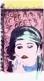 Reflection - Lithograph and silkscreen print - 1991