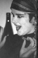Ah ha haaa | Black & white photograph in Limerick flat - 1990
