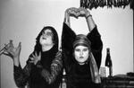 Why I teach you cousin to command the devil | Black & white photograph in Limerick flat - 1990