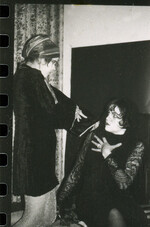 I put a spell on you | Black & white photograph in Limerick flat - 1990