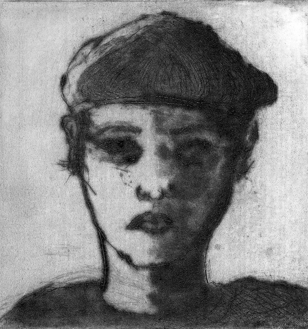 Me | Drypoint print - 1990