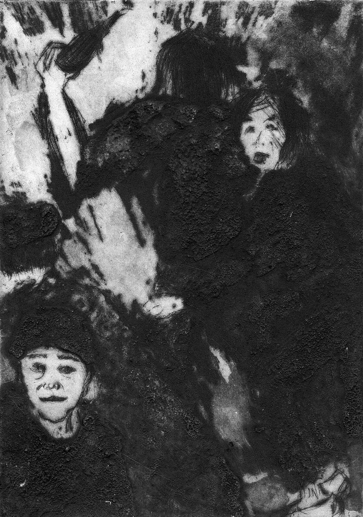 What the hell am I doing here? | Carborundum print - 1990