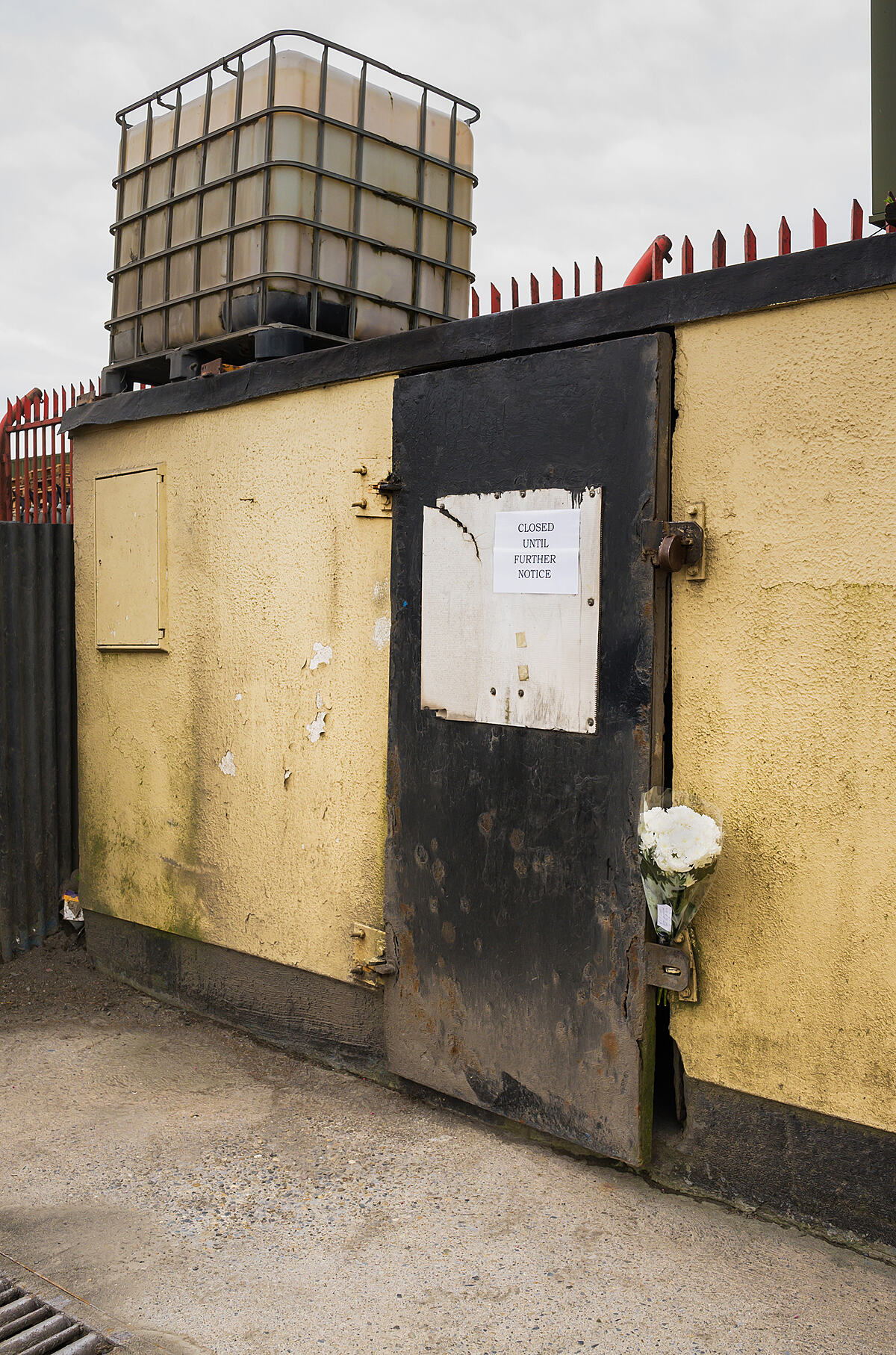 Closed until further notice  | Colour photograph 2018