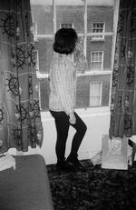 Limerick window | B&W photograph - 1990