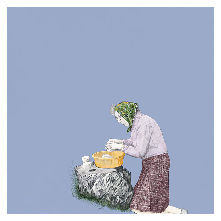 The washing up
