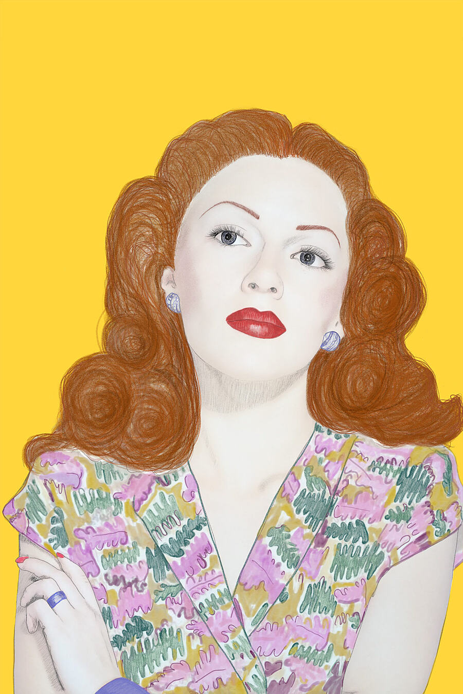 Yellow lady - Lana Turner