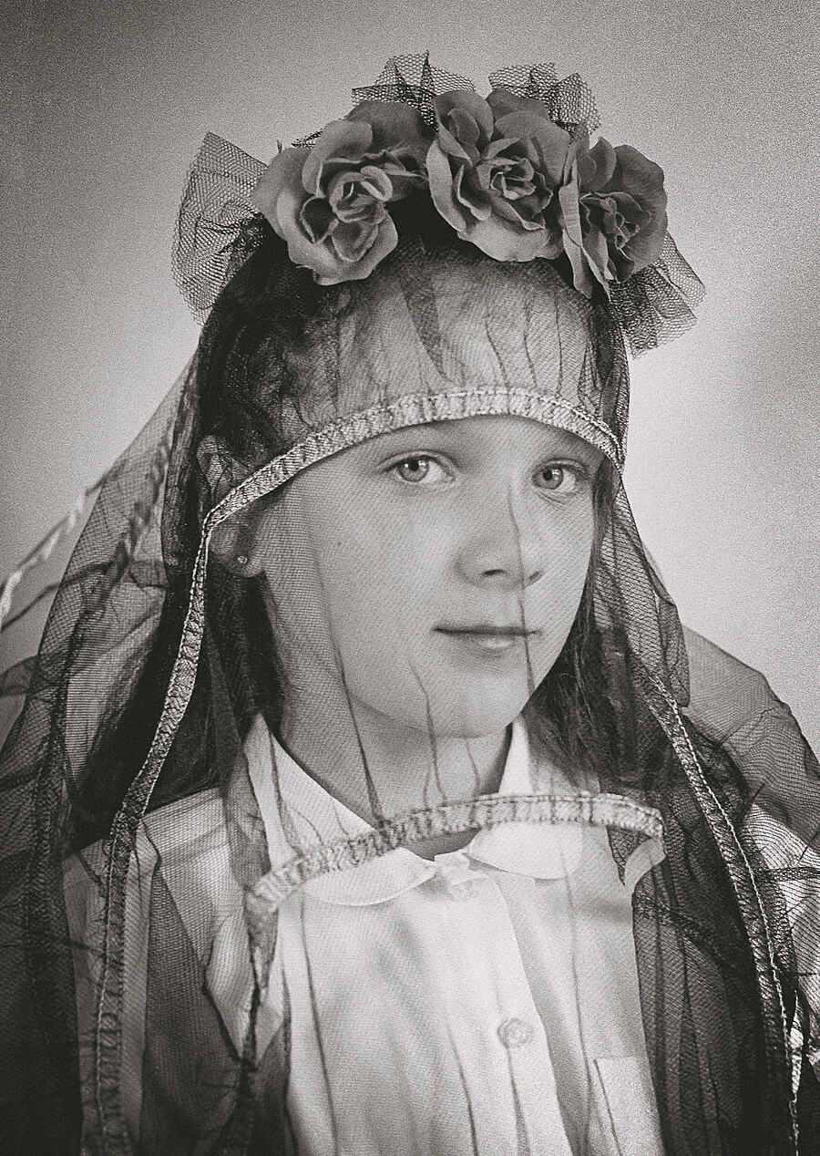 Child with a veil