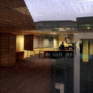 Office Reflection - The photo shoot